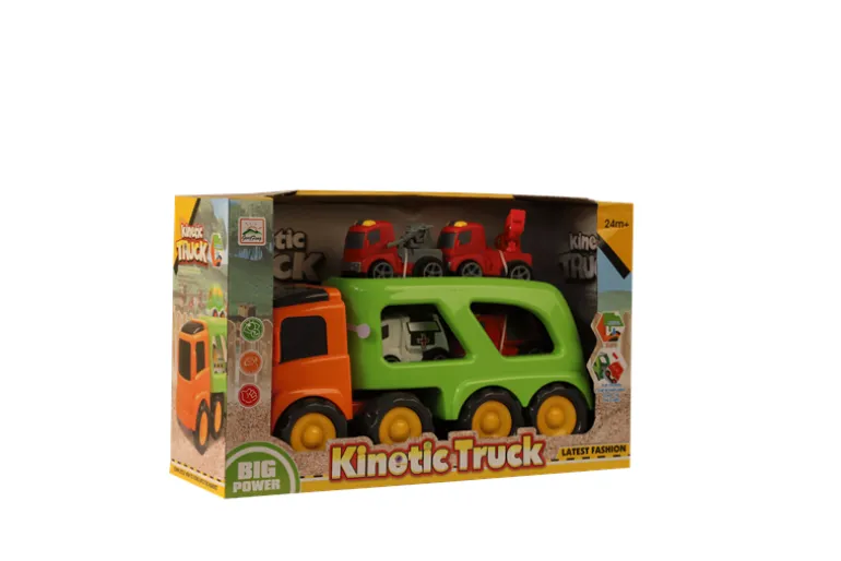 Camion vec lumière et son vert