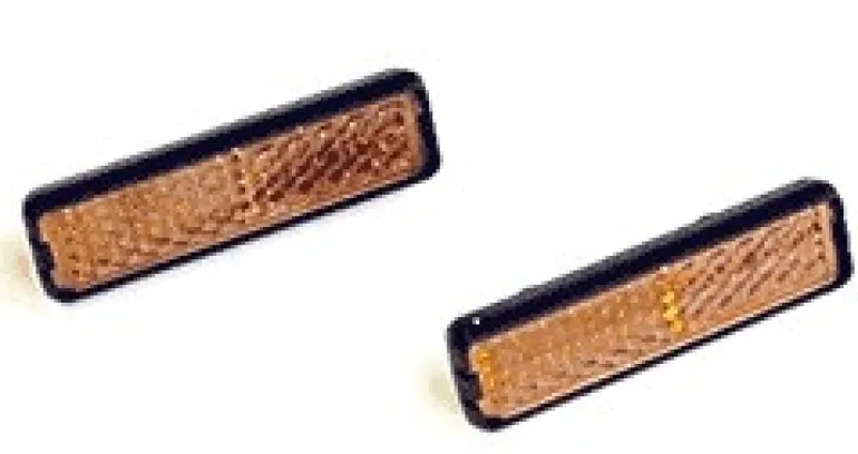 Catadioptres pour pédales (2 pièces)