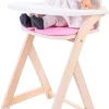 Chaise de poupée Rose/Blanc