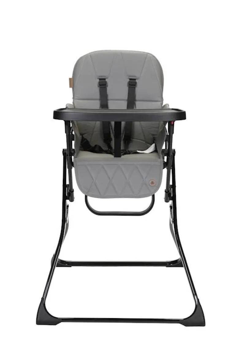 Chaise haute Lucky gris