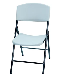Chaise pliable blanc
