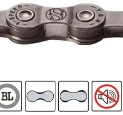 Chaîne argent 9 vitesses