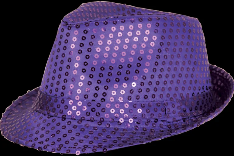 Chapeau de fête, mauve