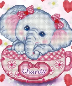Charity Elephant Diamond Dotz