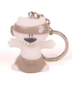 Charly porte-clé taupe