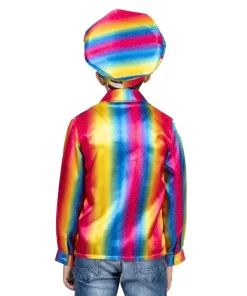 Chemise Disco Arc-en-ciel Garçon - Taille 116