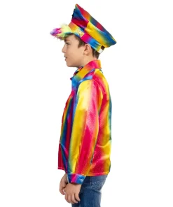 Chemise Disco Arc-en-ciel Garçon - Taille 164