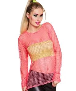 Chemise en Résille Fluo 4 Couleurs