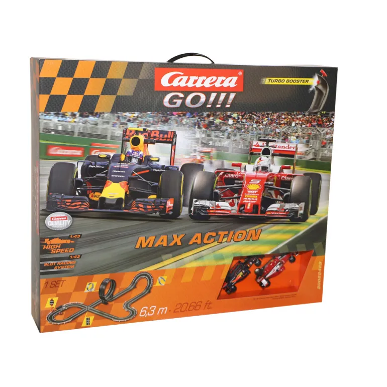 Circuit CARRERA GO - Max Action - Verstappen vs Vettel