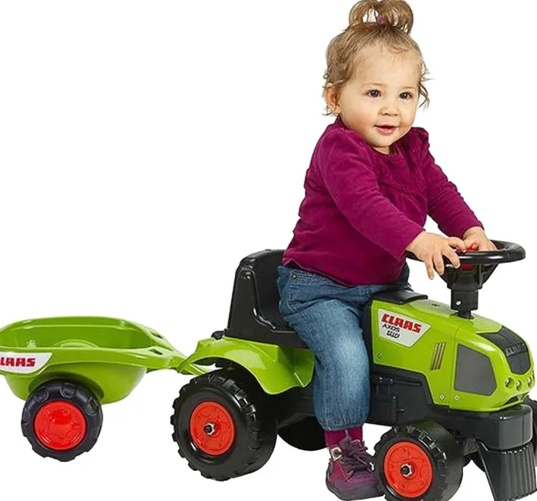 Claas tracteur bébé avec remorque