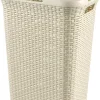 Coffre à linge blanc 60 L