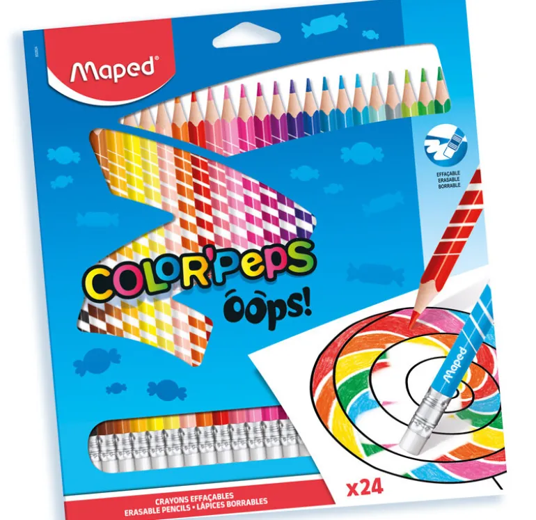 Color'peps crayons de couleur 24 pièces