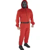 Combinaison Squid Game rouge + masque