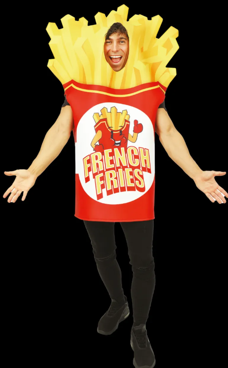 Costume adulte frites - mousse - taille unique