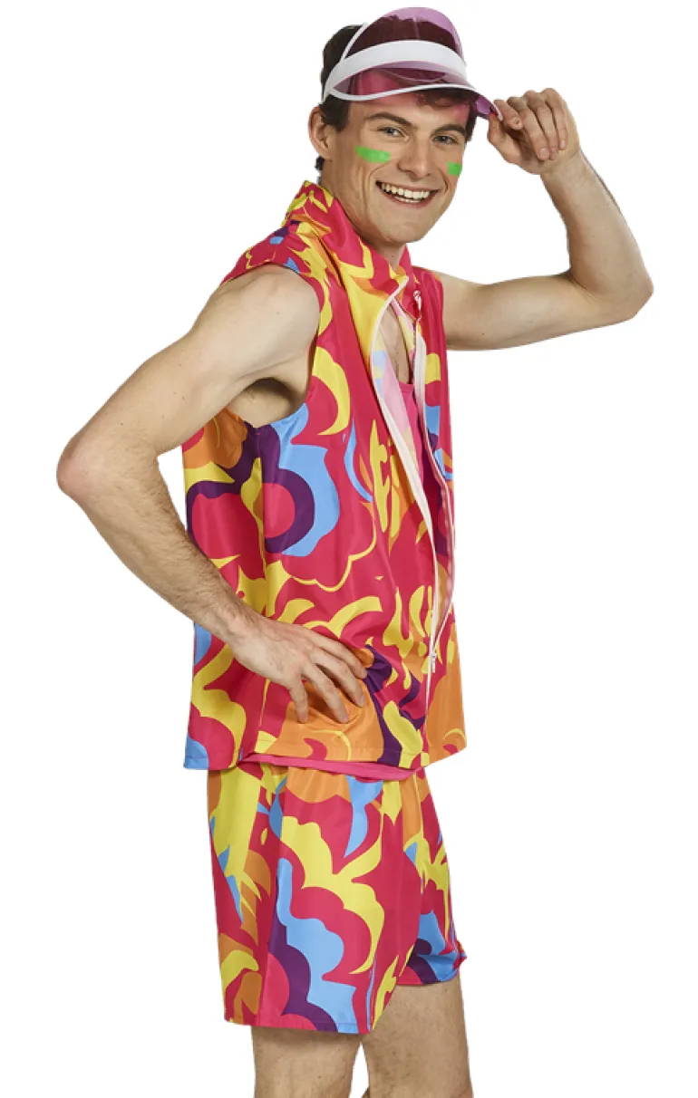 Costume fluo Beach Boy - Maat 52