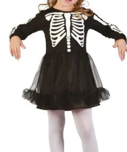 Costume squelette robe - 1-2 ans