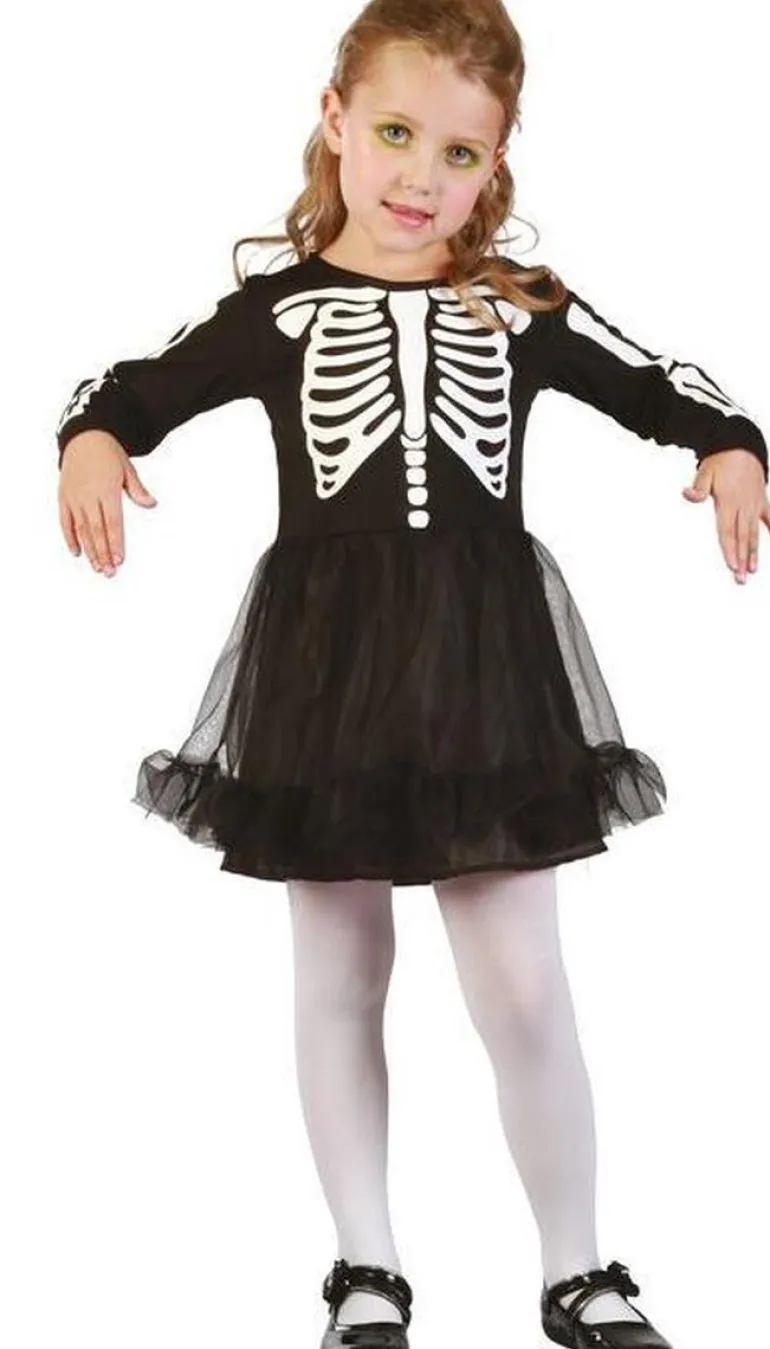 Costume squelette robe - 1-2 ans