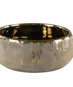 Coupelle Theon gold 22x22x8.5 cm