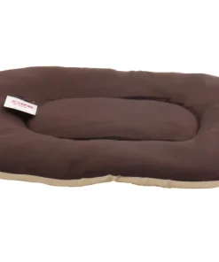 Coussin beige / brun 70 x 50 x 8 cm
