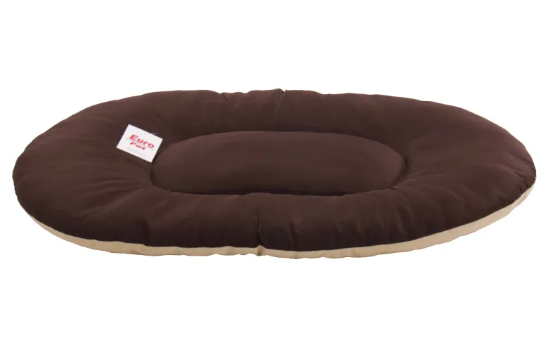 Coussin beige / brun 90 x 60 x 9 cm