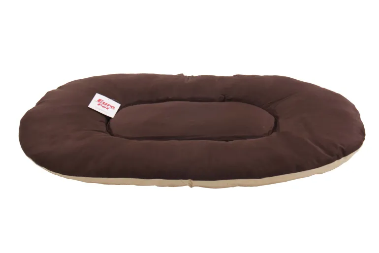 Coussin beige / brun 80 x 55 x 9 cm