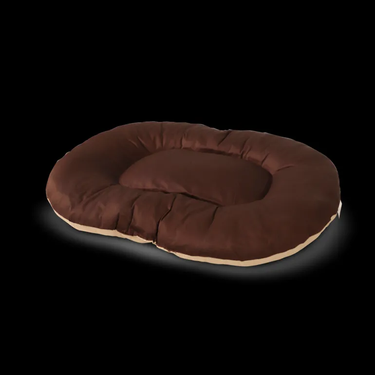 Coussin beige / brun 60 x 45 x 7,5 cm