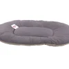 Coussin beige / gris 100 x 63 x 9,5 cm