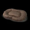 Coussin beige / gris 50 x 35 x 6 cm