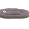 Coussin beige / gris 90 x 60 x 9 cm