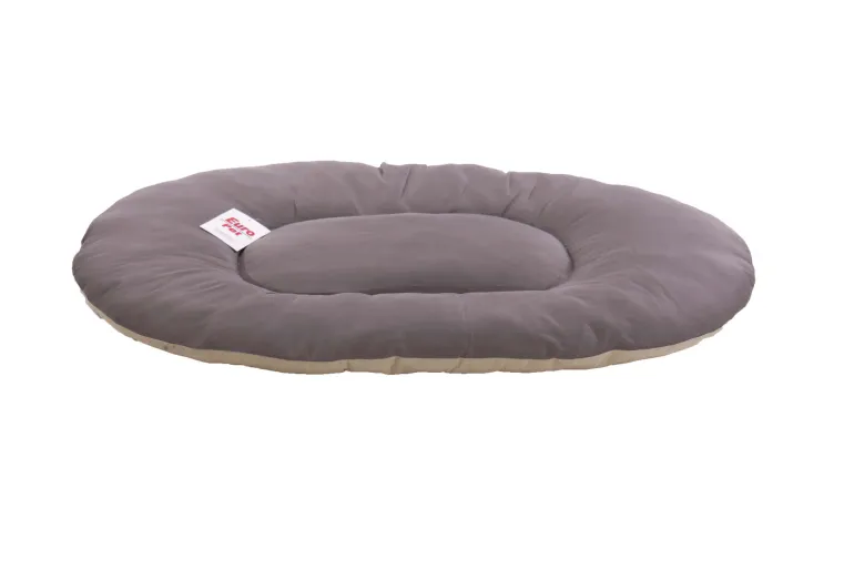 Coussin beige / gris 90 x 60 x 9 cm