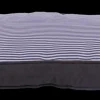 Coussin gris rayé 104 x 68 x 8 cm