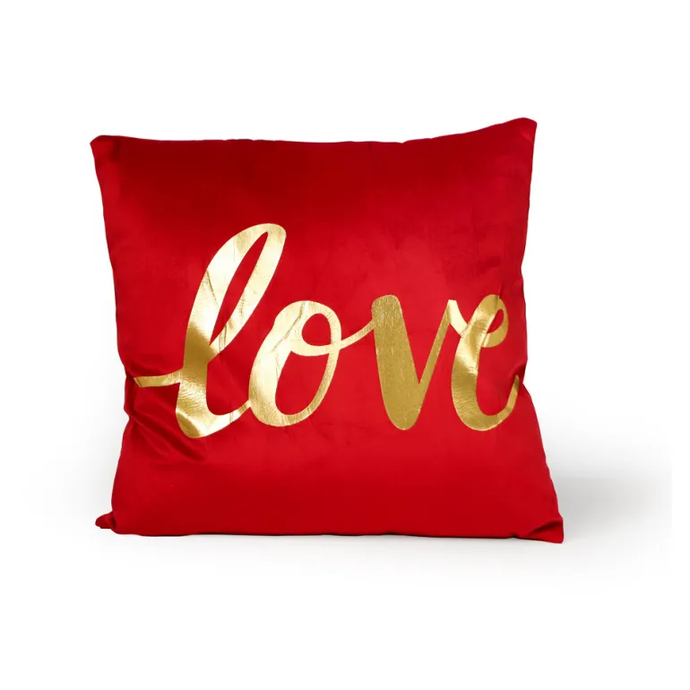 Coussin Love rouge