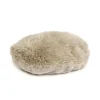Coussin panier chat beige 52x38 cm