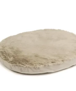 Coussin panier chien beige 62 x 49 cm