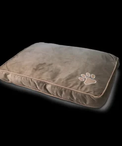 Coussin taupe 74 x 52 x 8 cm