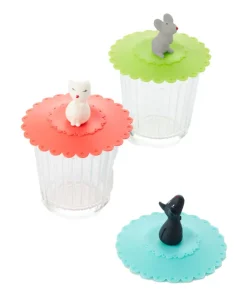 Couvercle silicone animaux 1 pièce