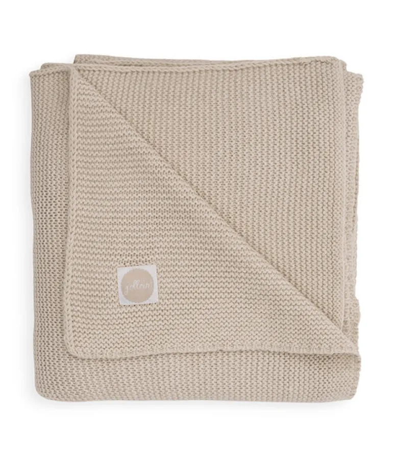 Couverture 75 x 100 cm Basic Knit Nougat