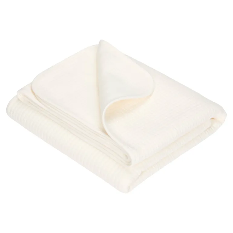 Couverture d’été pour berceau 70x100cm Pure Soft White