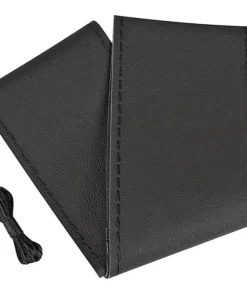 Couvre Volant Cuir Noir 37-39cm