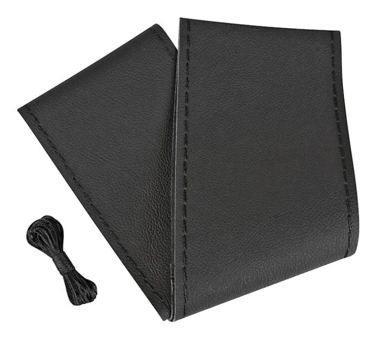 Couvre Volant Cuir Noir 37-39cm