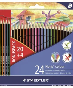 Crayon couleur noris 20 + 4 gratuit