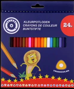 Crayons de couleur 24 pièces