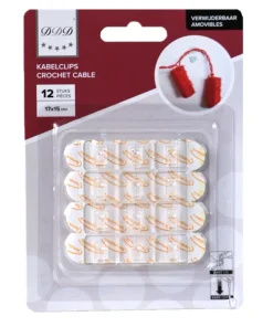 crochet cable amovibles 12 pieces transparant