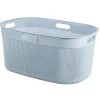 Curver Filo Panier à Linge - Bleu/Gris - 45L