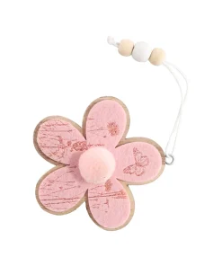 Décoration pendentif en feutre rose