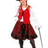 Déguisement de Pirate Coeur Noir Fille - Taille 128