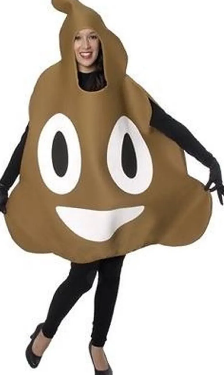 Déguisement Emoji Caca Adulte
