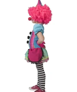 Déguisement enfant Clown arc-en-ciel Fille - Taille 128