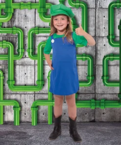 Déguisement enfant Fille Plombier - 9-11 ans