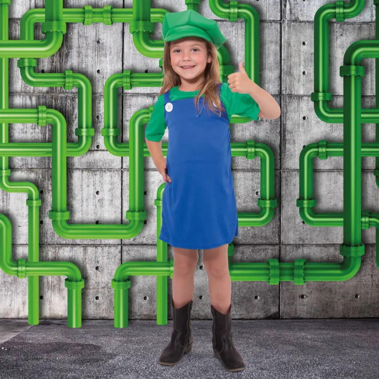 Déguisement enfant Fille Plombier - 9-11 ans